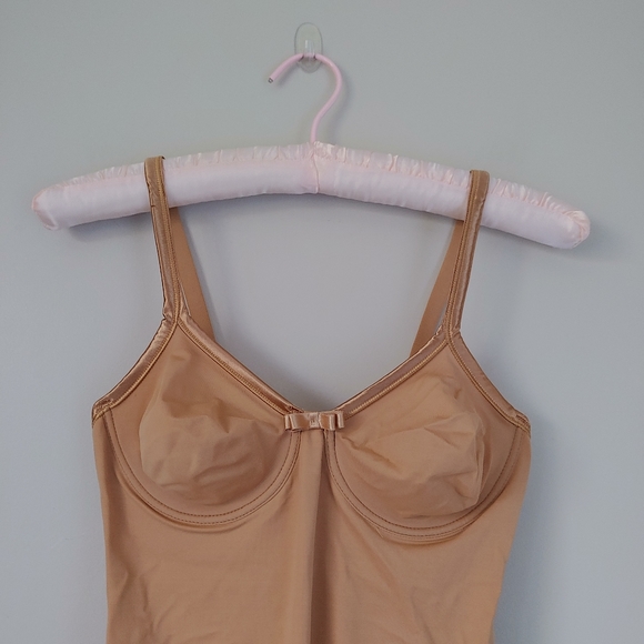 Maison Lejaby Nuage Bodysuit Size 36B Shaping Nude Tan - Picture 9 of 16